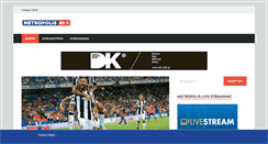 Desktop Screenshot of metropolisradio.gr